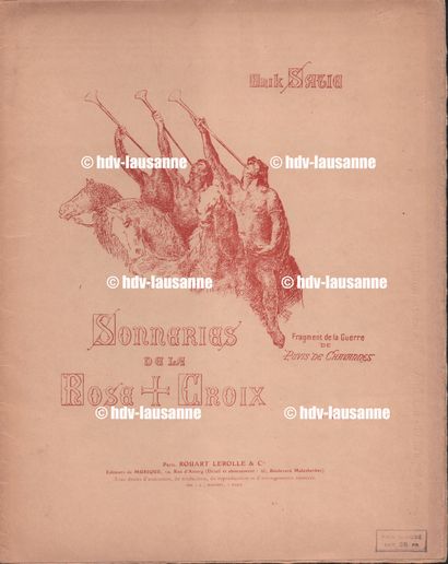 Érik SATIE - Partitions "Sonneries de la Rose + Croix" Partition de musique d’Érik...