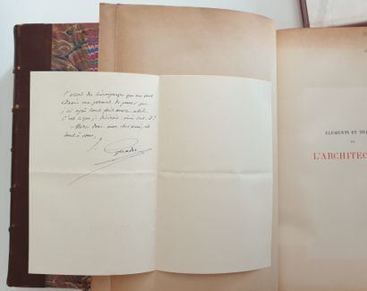 Julien GUADET (1834-1908) "Eléments et Théorie de l’Architecture" tome I (663 pages)...