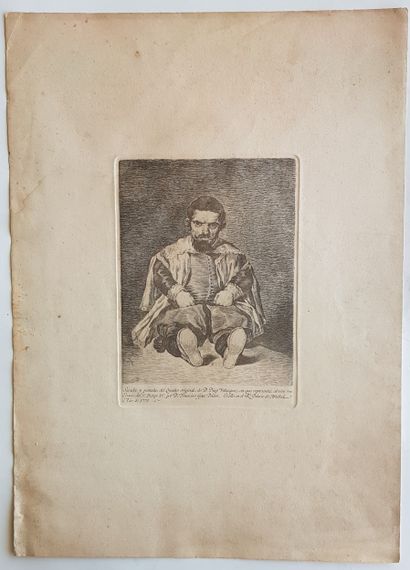 Francisco de GOYA (1746-1828) Réunion de 3 planches :
"Que se la Llevaron !" 21,5...