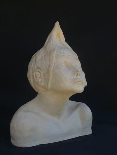 FAURE/WISMAN France "Inspiration" Stoneware sculpture
Height: 34 cm Width: 26 cm
Depth:...