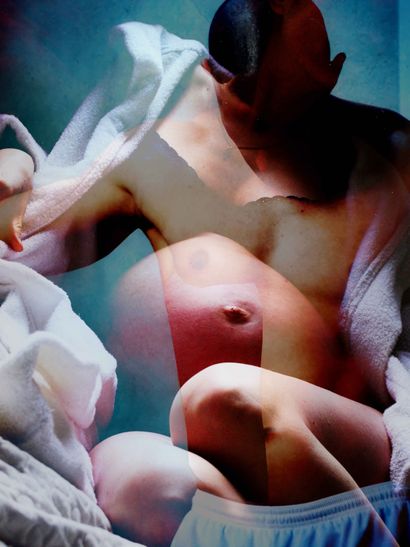 MILLOUR Charlotte "Une trinité" Photographie numérique imprimée sur alu 30 x 40 cm...