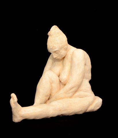FAURE/WISMAN France "Gracieuse" Sculpture en Grès
H : 28 cm larg: 15 cm Prof: 32,5...