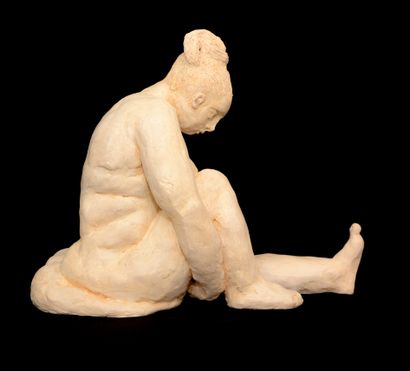 FAURE/WISMAN France "Gracieuse" Sculpture en Grès
H : 28 cm larg: 15 cm Prof: 32,5...