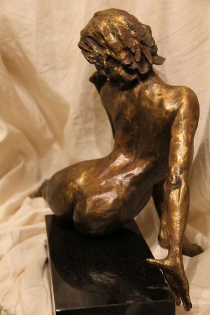 LE CANN "Angélique" Bronze d'art numéroté 5/8 ext signé Technique de la cire perdue....