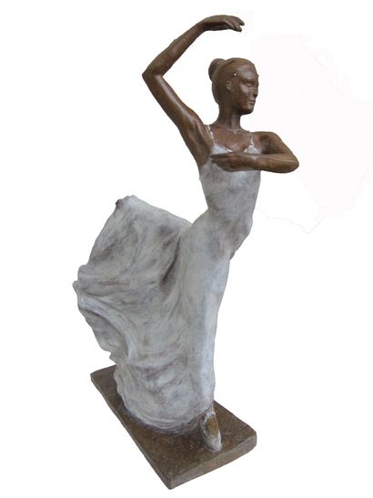 CANTIN Josiane "Sofia" Bronze réalisé à la cire perdue par la Fonderie d'Art Le Floch...