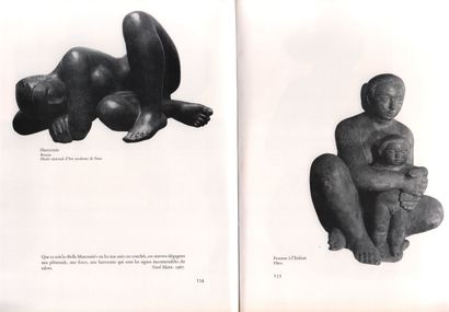 Antoniucci VOLTI (1921-1912) "VOLTI Sculptures et dessins" Livre de Jean-Robert Delahaut,...
