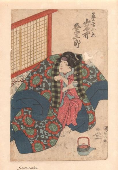 Utagawa Kunisada (1786-1865) Estimation : 200 - 300 € 
Connu également sous le nom...