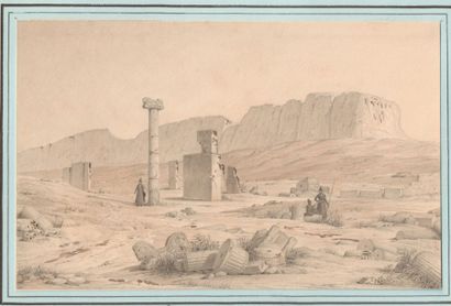 Charles TEXIER (1802-1871)  Estimation : 100 - 250 € 
" Persepolis - Istakki - Palais...