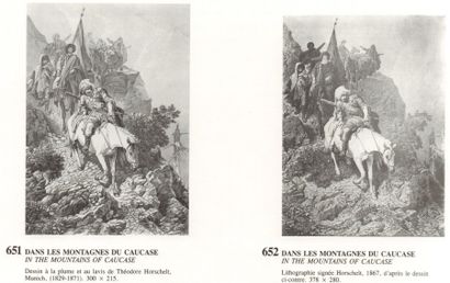 Theodor HORSCHELT (1829-1871) Estimation 200 - 400 €
" Dans les montagnes du Caucase...