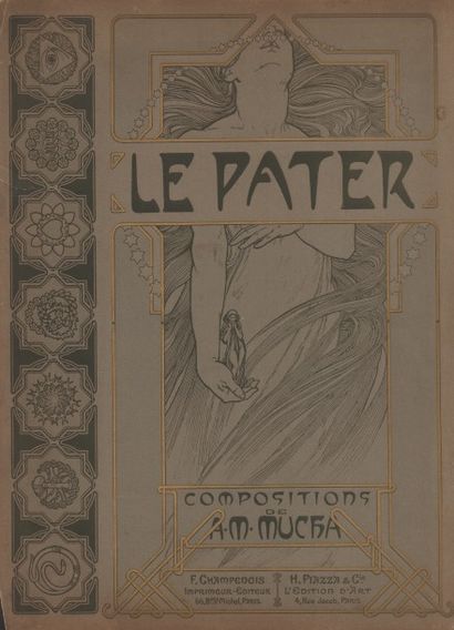 MUCHA Alfons (1860-1939) « Le Pater » Commentaires et compositions de A.M. Mucha....