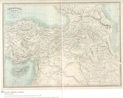 ARMENIE CARTES GEOGRAPHIQUES 
- « Pays de L’Arménie (en arménien) » gravée en 1849...