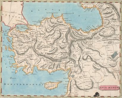 ARMENIE CARTES GEOGRAPHIQUES - « L’Asie Mineure » de 1838, dressée par Delamarche,...
