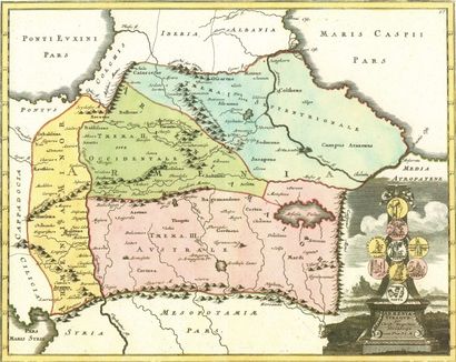 ARMENIE CARTES GEOGRAPHIQUES - « L’Asie Mineure » de 1838, dressée par Delamarche,...