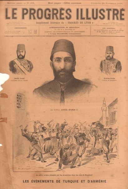 Collection de journaux, revues et gravures sur le génocide arménien Collection de...