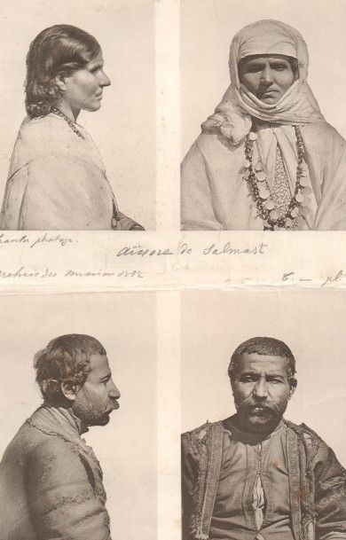 CHANTRE Ernest (1843-1924) « 20 photos anthropologiques de 1892 » sur 5 planches...