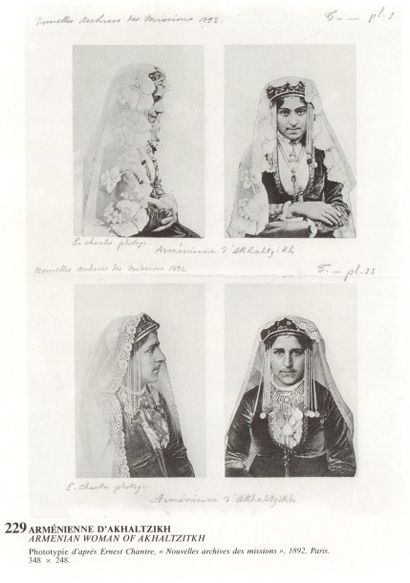 CHANTRE Ernest (1843-1924) « 20 photos anthropologiques de 1892 » sur 5 planches...