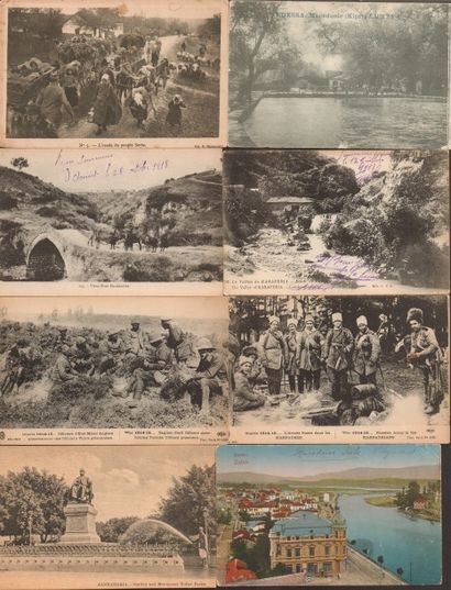 Cartes postales de Grèce et divers 113 Cartes postales : 67 de Grèce dont 22 de Salonique...