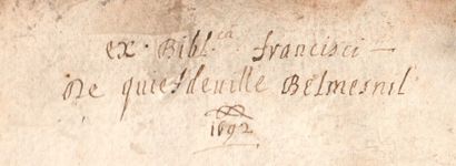 HUET Pierre Daniel (1630-1721) 
"De la situation du paradis terrestre" 280 pages,...
