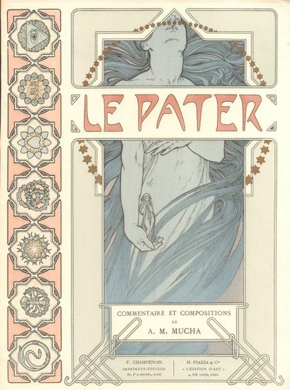 MUCHA Alfons (1860-1939) « Le Pater » Commentaires et compositions de A.M. Mucha....