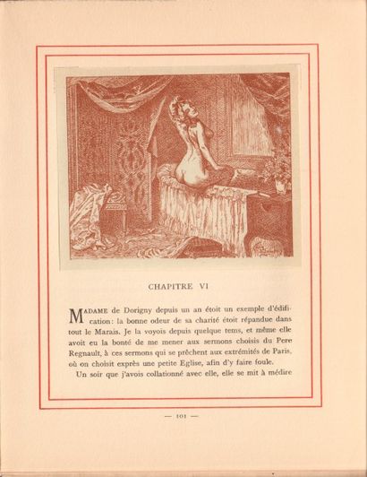 PORNOGRAPHIE 
Gravures pornographiques c.1880/1930 : 19 indiennes, 4 eaux fortes,...