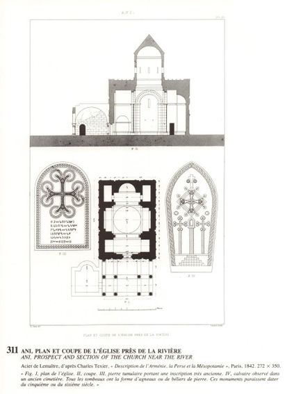 TESSIER Charles (1802-1871) « Arménie » 13 gravures à l’eau-forte de 1842, « Le Mont...