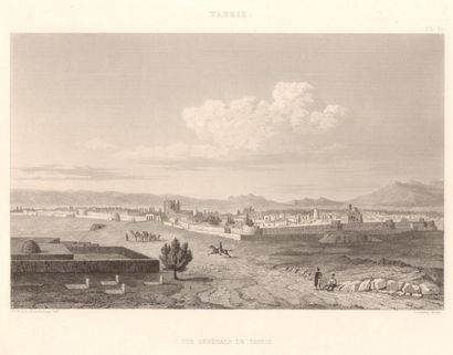 TESSIER Charles (1802-1871) « Orient » 22 gravures à l’eau-forte de 1842, « Tabriz...