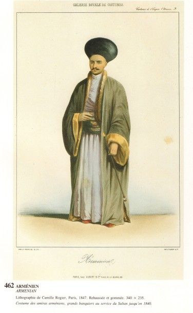 ROGIER Camille (1810-1896) « Galerie Royale de Costumes-Costumes de l’Empire Ottoman...