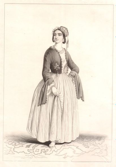 ROGIER Camille (1810-1896) « Galerie Royale de Costumes-Costumes de l’Empire Ottoman...