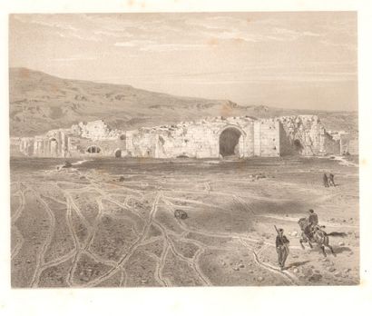 LAURENS JULES (1825-1901) « Orient » : 10 lithographies de 1853, « Chambre historique...