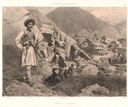 GAGARINE Grigorievitch (1810-1893) « Arménie et Orient » : 14 lithographies dessinées...