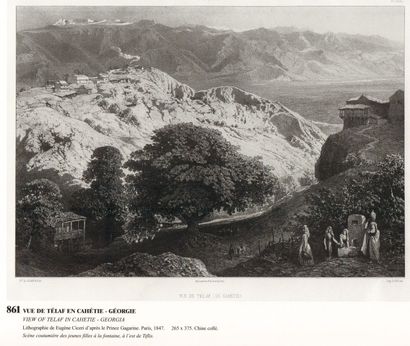 GAGARINE Grigorievitch (1810-1893) « Arménie et Orient » : 14 lithographies dessinées...