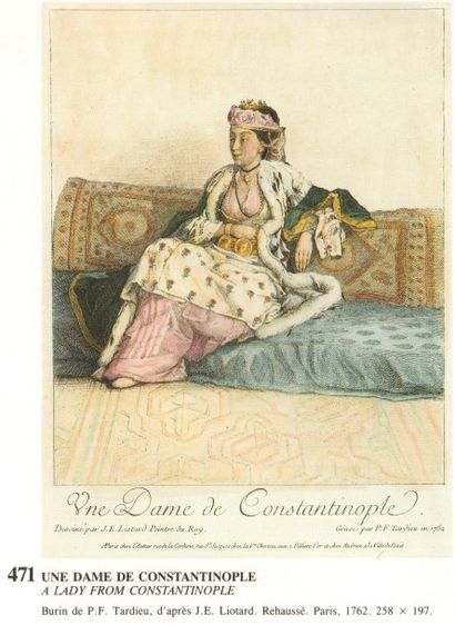 LIOTARD Jean-Étienne (1720-1789) 1 - « Un Effendi ami du Tefterdar ou du Grand Trésorier...