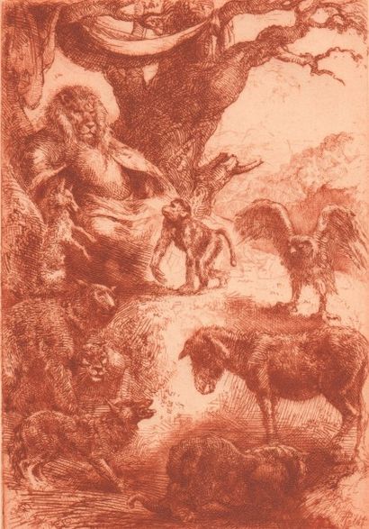 POLAT Tigrane (1874-1950) « Fables de La Fontaine » Deux volumes de 1929, 1 volume...