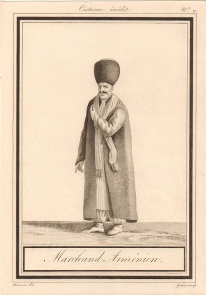 ARMENIE 25 gravures du XVIIe au XIXe siècle, dont 6 gravures de nobles arméniens...