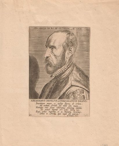 ARMENIE CARTES GEOGRAPHIQUES 
ORTELIUS Abraham (1527-1598)
- « Portrait d'Ortelius»...