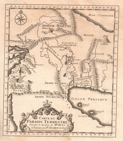 ARMENIE CARTES GEOGRAPHIQUES 
- « Persici Vel Sophorum Regni Typus » gravée en 1628...