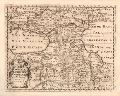 ARMENIE CARTES GEOGRAPHIQUES 
- « Partie de la Perse », gravée vers 1820, l’Arménie...