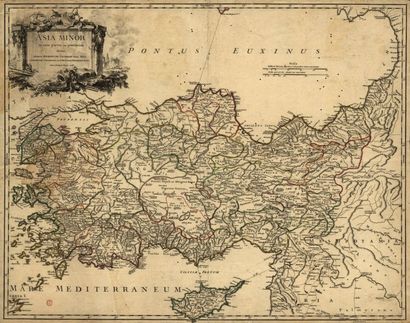 ARMENIE CARTES GEOGRAPHIQUES 
- « Asia Minor » gravée en 1751 par Robert de Vaugondy,...
