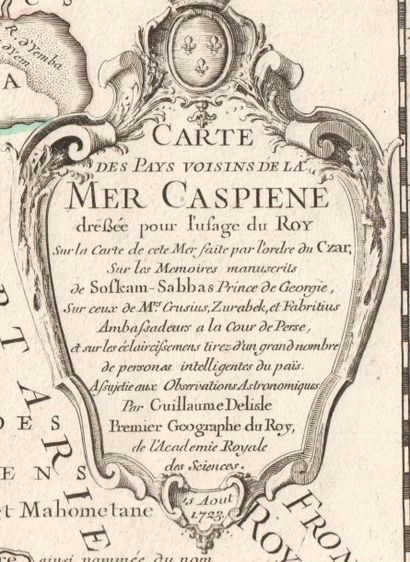ARMENIE CARTES GEOGRAPHIQUES 
- « Asia Minor » gravée en 1751 par Robert de Vaugondy,...