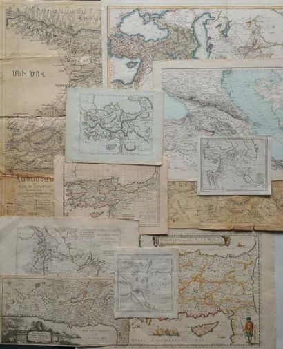 CARTES GEOGRAPHIQUES ARMENIE 13 Cartes géographiques sur l'Arménie du XVIIIe au XXe...