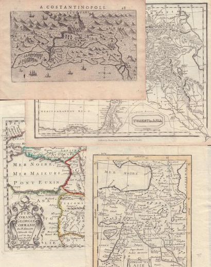 TURQUIE CARTES GEOGRAPHIQUES 15 Cartes du XVIIIe au XIXe siècle sur l'Empire Ottoman...