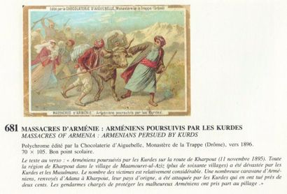GRAVURES SUR L'ARMEMIE ET GENOCIDE Lot de gravures sur le génocide arménien.

(Remise...