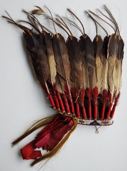 Coiffure Sioux Oglala South Dakota du sud c.1890-1900 Coiffure Sioux Oglala South...