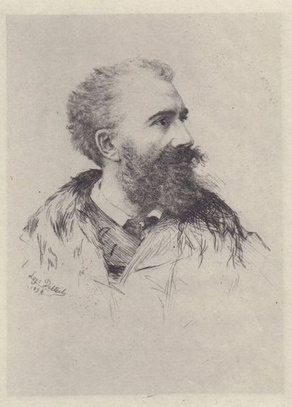 LOT DE GRAVURES XIXe ET XXe SIECLES BOILVIN portrait de Ranson, 13 x 12 cm.

DELACROIX...