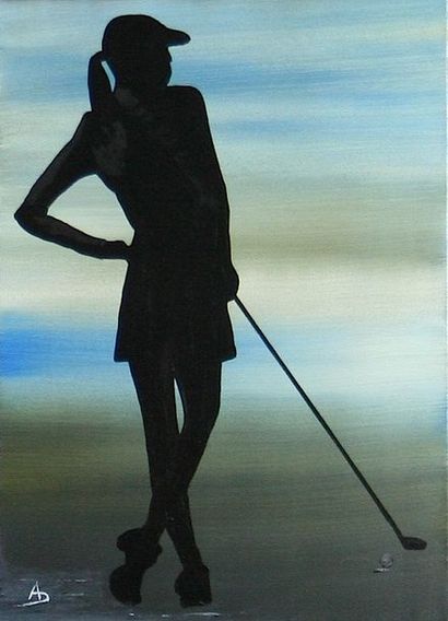 ANN-DO "Golfeuse in the morning " Acrylique sur toile 33 x 46 cm signée.

Frais de...