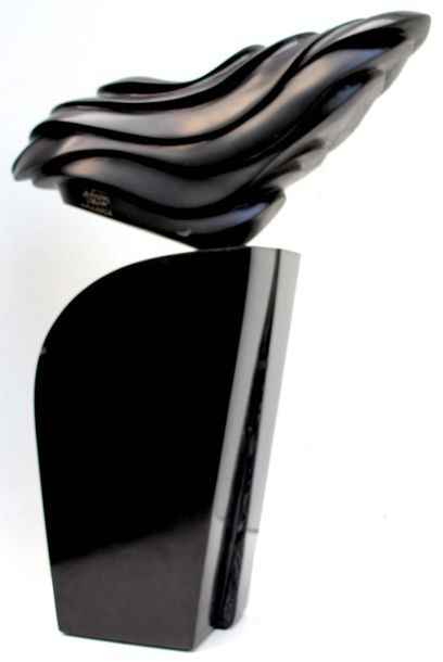 SAVA Marian "Amapola" Marbre noir belge Taille directe 56 x 17 x 18 cm de 2009
signé.

Frais...