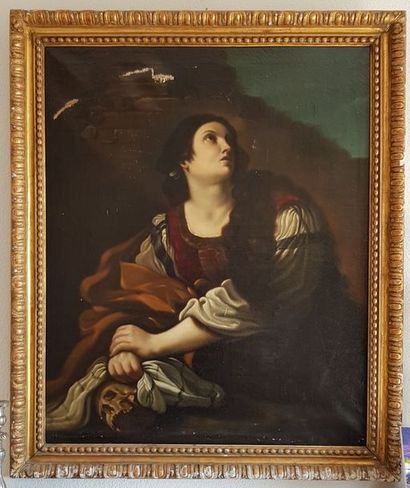 Marie-Madeleine Huile sur toile du XVIIIe siècle, 101,5 x 86,5 cm.

Provenance :...