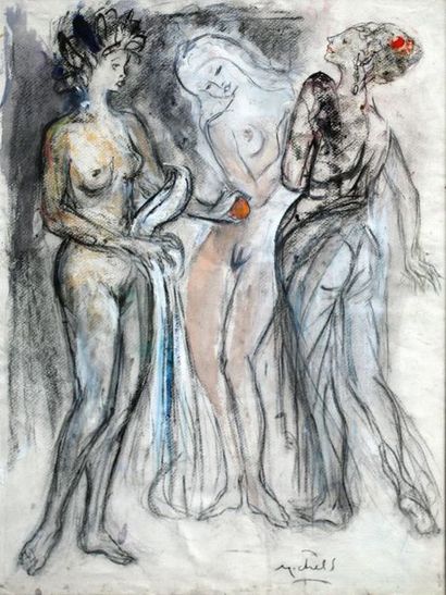 Janie Michels Les trois grâces
Dim. : 66 x 49 cm