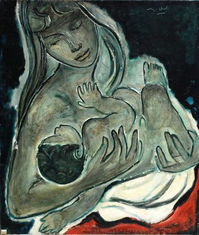 Janie Michels Maternité
1946
Huile sur toile
Dim. : 73 x 60 cm
