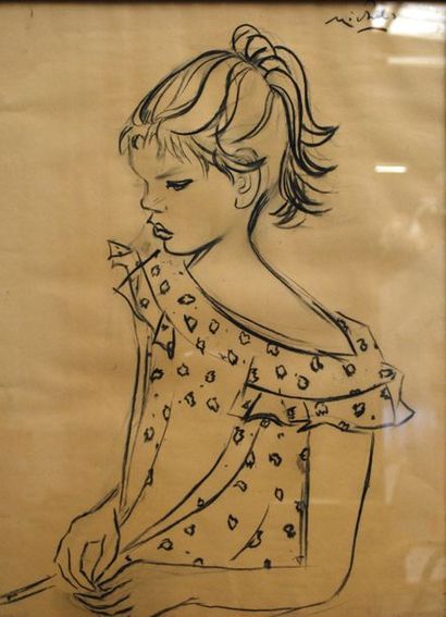 Janie Michels Fille de l’artiste
1956
Dessin
Dim. : 63 x 45,5 cm